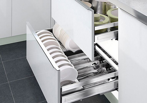 雙飾麵櫥櫃拉（lā）籃