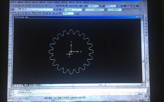 10齒（chǐ）輪繪圖完成