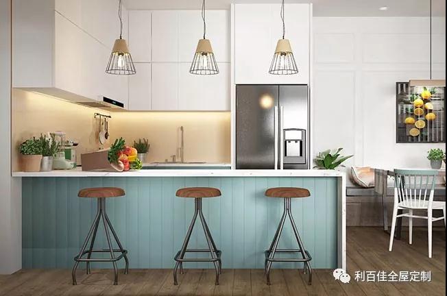 藍色（sè）係廚房設計圖