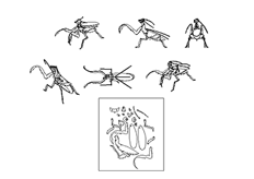 線切割螳螂2,線切割圖紙免費下載