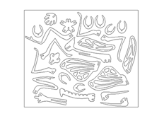 線切割螳螂1,線切割圖紙免費下載